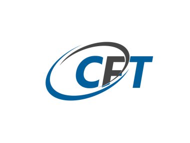 cft yaratıcı logo tasarımı vektör çizimi