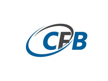 cfb yaratıcı logo tasarımı vektör çizimi