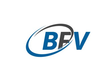 bfv yaratıcı logo tasarımı vektör çizimi