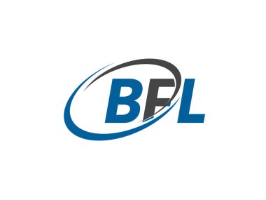 bfl yaratıcı logo tasarımı vektör çizimi