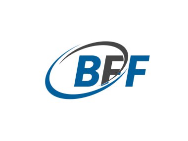 bff yaratıcı logo tasarımı vektör çizimi