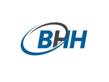 BHH harfi modern zarif logo tasarımı