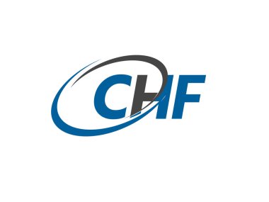 CHF harfi modern zarif logo tasarımı