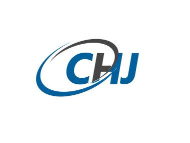 CHJ harfli modern zarif logo tasarımı