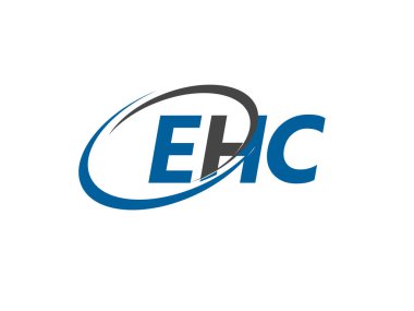 EHC harfi yaratıcı modern zarif logo tasarımı