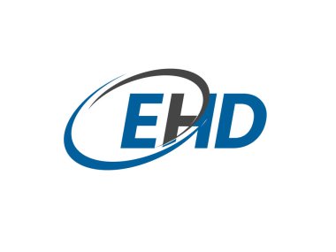 EHD harfli modern zarif logo tasarımı