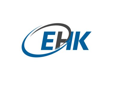 EHK harfi yaratıcı modern zarif logo tasarımı