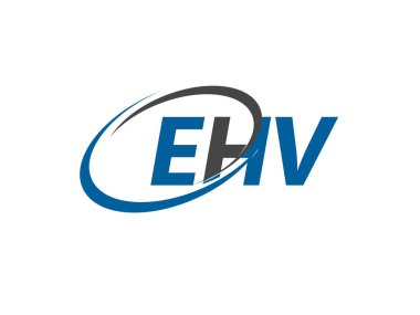 EHV harfi modern zarif logo tasarımı