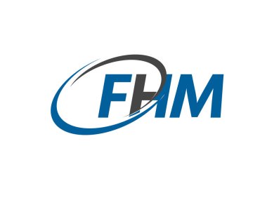 FHM harfli modern zarif logo tasarımı