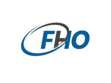 FHO harfi yaratıcı modern zarif logo tasarımı