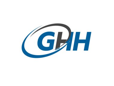 GHH harfli modern zarif logo tasarımı