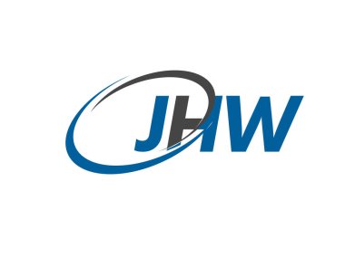 JHW harfli modern zarif logo tasarımı