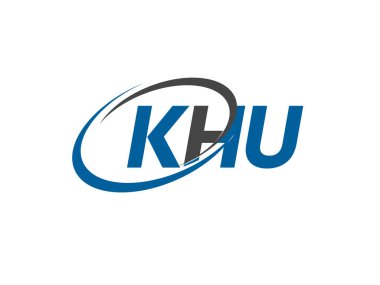 KHU harfi modern zarif logo tasarımı