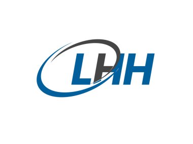 LHH harfli modern zarif logo tasarımı
