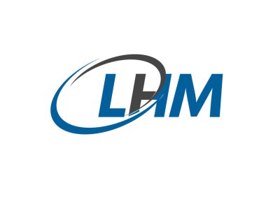LHM harfli modern zarif logo tasarımı