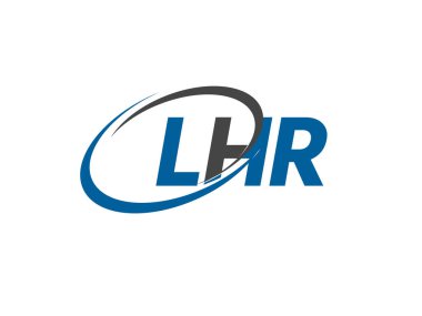 LHR harfi modern zarif logo tasarımı