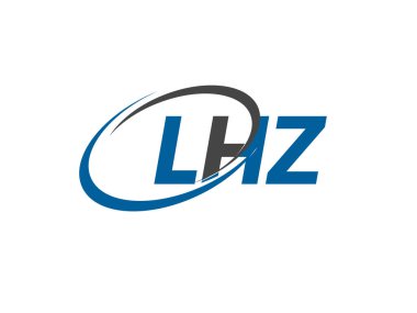 LHZ harfi yaratıcı modern zarif logo tasarımı