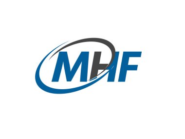 MHF harfi yaratıcı modern zarif logo tasarımı