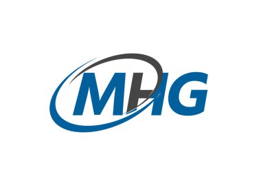 MHG harfi yaratıcı modern zarif logo tasarımı
