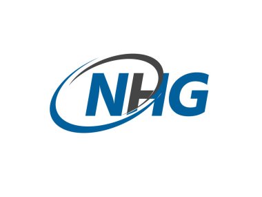 NHG harfi yaratıcı modern logo tasarımı
