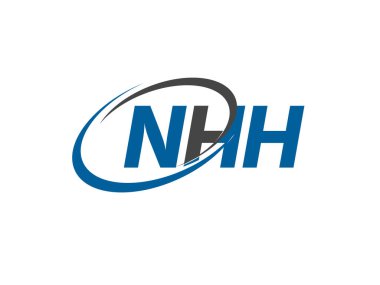 NHH harfli modern zarif logo tasarımı