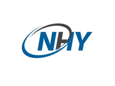 NHY harfi yaratıcı modern zarif logo tasarımı