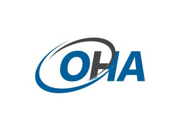 OHA harfi modern zarif logo tasarımı