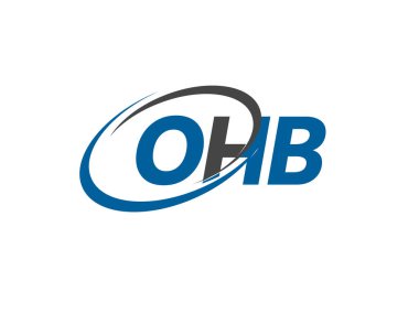OHB harfi yaratıcı modern zarif logo tasarımı