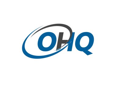 OHQ harfi yaratıcı modern zarif logo tasarımı