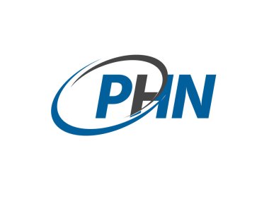 PHN harfi yaratıcı modern zarif logo tasarımı
