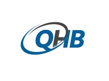 QHB harfi yaratıcı modern zarif logo tasarımı