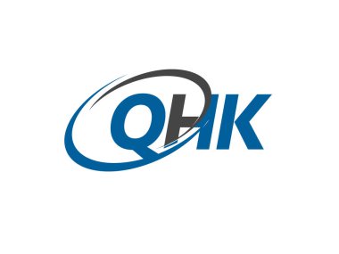 QHK harfi yaratıcı modern logo tasarımı