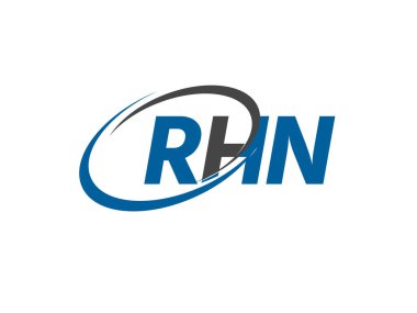 RHN harfi yaratıcı modern zarif logo tasarımı