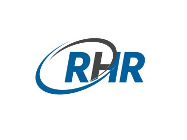 RHR harfi modern zarif logo tasarımı