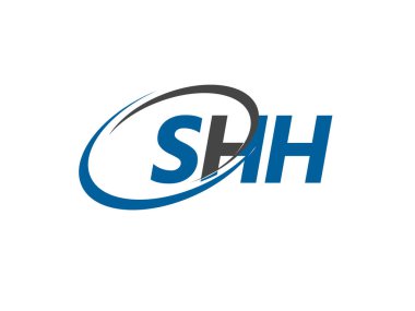 SHH harfi yaratıcı modern zarif logo tasarımı