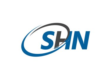 SHN harfi yaratıcı modern zarif logo tasarımı