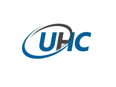 UHC yaratıcı logo tasarımı vektör çizimi