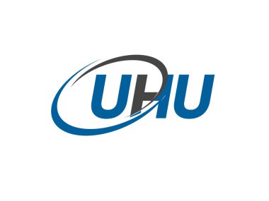 UHU yaratıcı logo tasarımı vektör çizimi