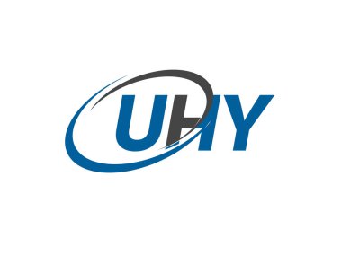 UHY yaratıcı logo tasarımı vektör çizimi