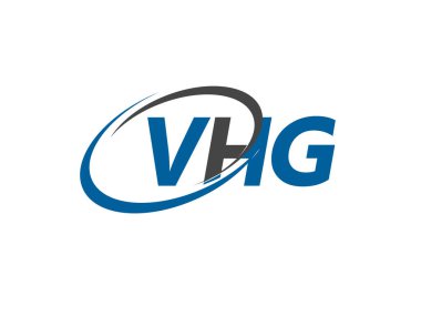 VHG yaratıcı logo tasarımı vektör çizimi