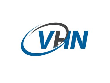 VHN yaratıcı logo tasarımı vektör çizimi