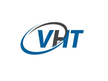 VHT yaratıcı logo tasarımı vektör çizimi