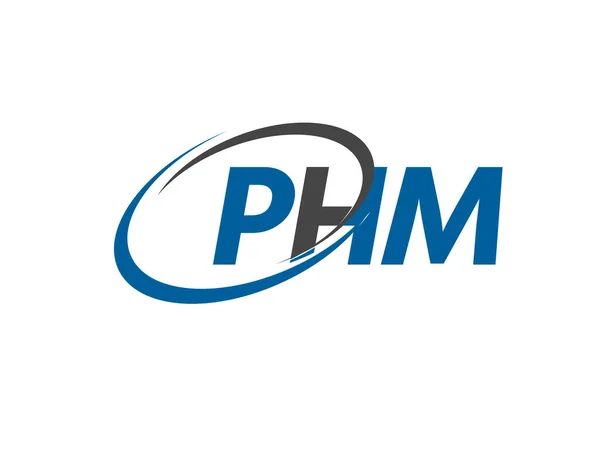 Phm Letter Creative Modern Elegant Logo Design — Stock Vector