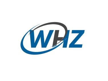 WHZ yaratıcı logo tasarımı vektör çizimi