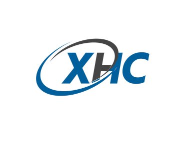 XHC yaratıcı logo tasarımı vektör çizimi