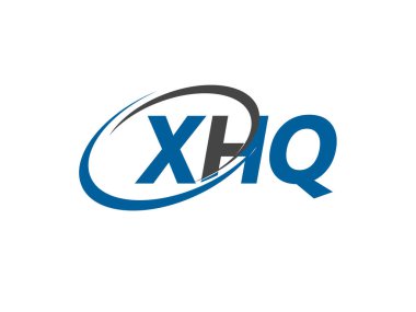 XHQ yaratıcı logo tasarımı vektör çizimi