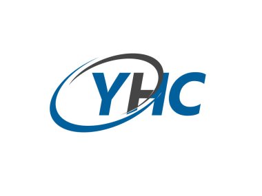 YHC yaratıcı logo tasarımı vektör çizimi