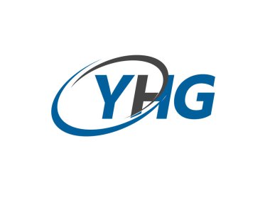 YHG yaratıcı logo tasarımı vektör çizimi