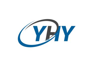 YHY yaratıcı logo tasarımı vektör çizimi