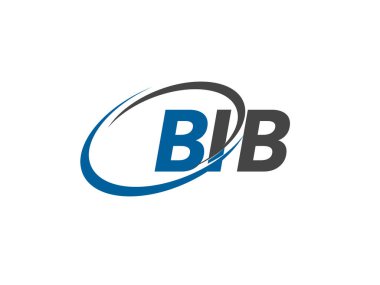 BIB yaratıcı logo tasarımı vektör çizimi